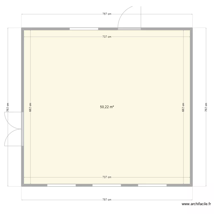 Maison Saint Etienne v1. Plan de 