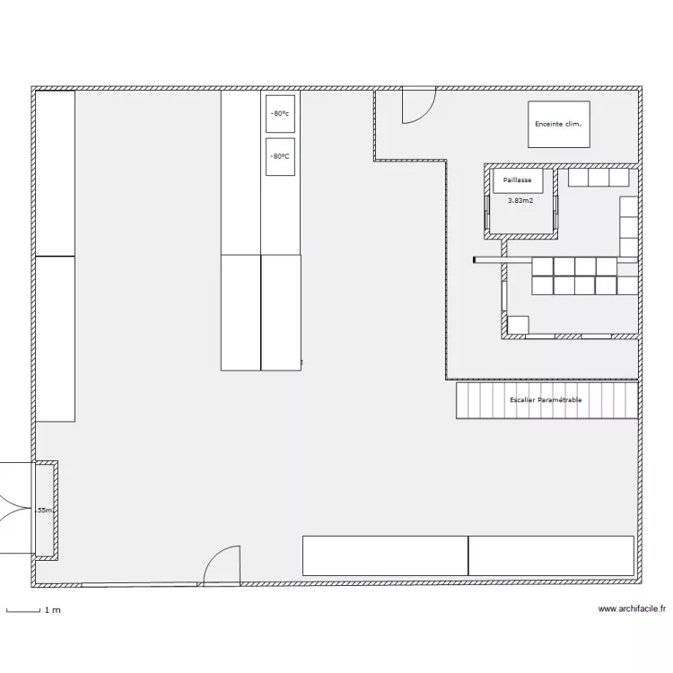Magasin 045 1er etage mezzanine serothèque vers.b. Plan de Magasin 045 1er etage mezzanine serothèque vers.b. Plan de