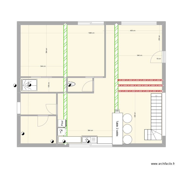 CORDOVA. Plan de 11 pièces et 90 m2