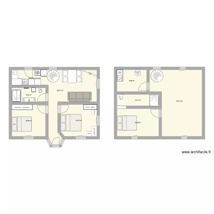 Plan. Plan de 8 Pièces et 98 m² Plan. Plan de 8 Pièces et 98 m²