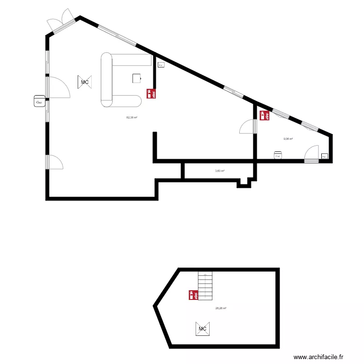 BAR AU BON COIN . Plan de BAR AU BON COIN . Plan de