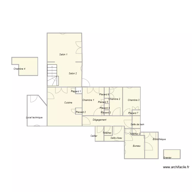 Croquis RABAT. Plan de 