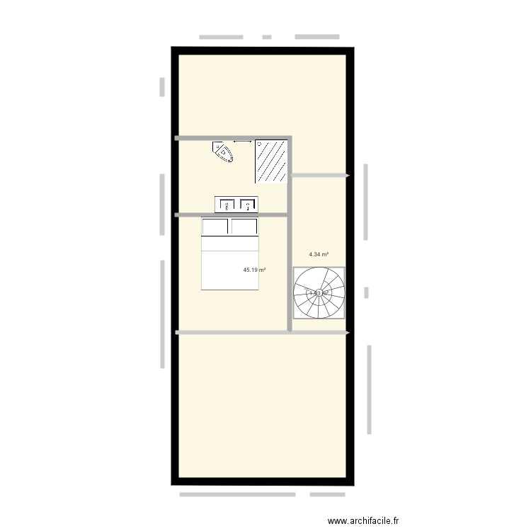 Mezzanine why not . Plan de 0 pièce et 0 m2