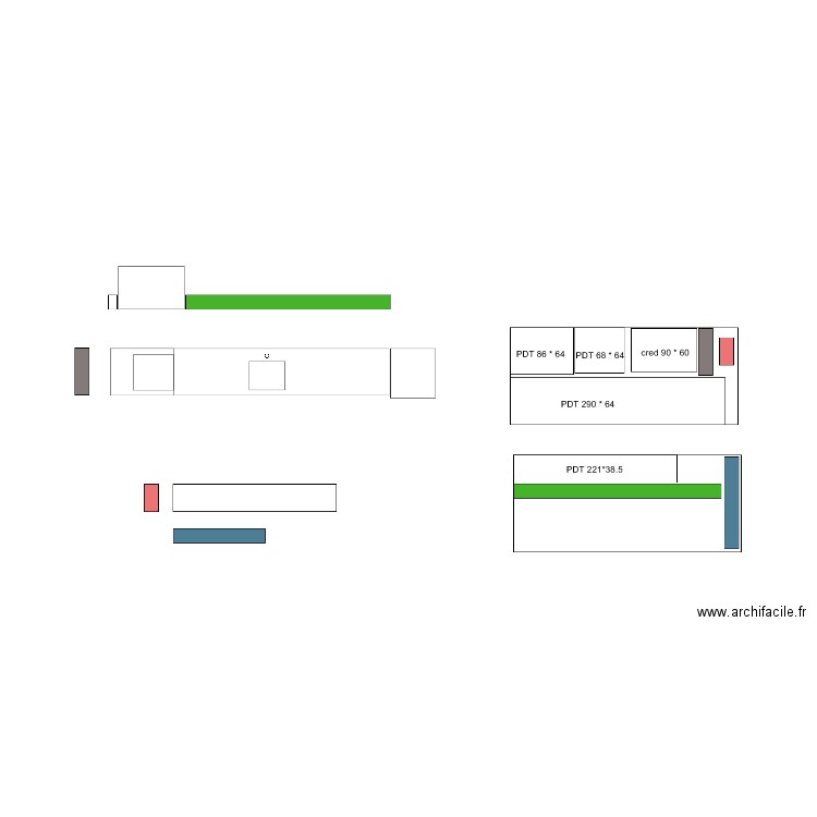 PDT DOM. Plan de 0 pièce et 0 m2