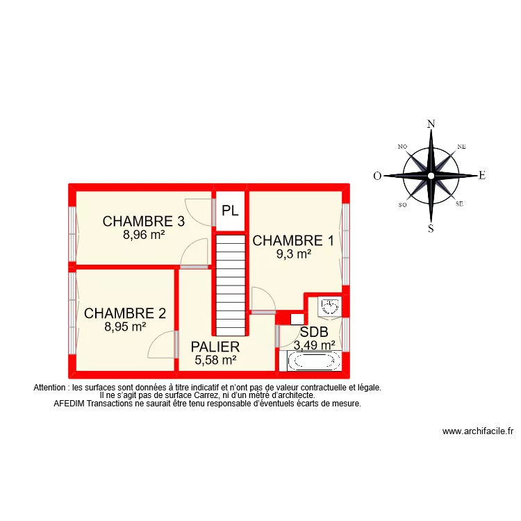 BI 11752 RDC. Plan de 