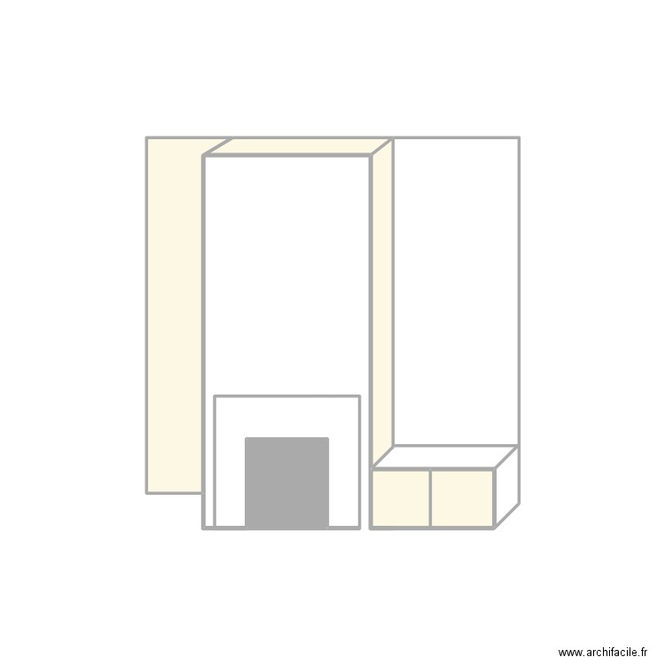 Cheminee t3. Plan de 0 pièce et 0 m2