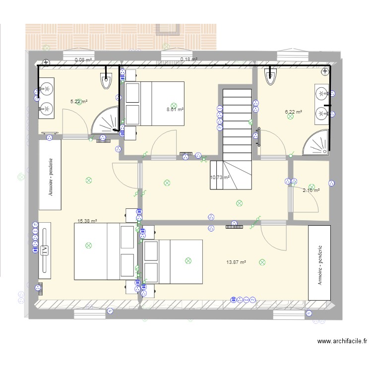 maison. Plan de 0 pièce et 0 m2