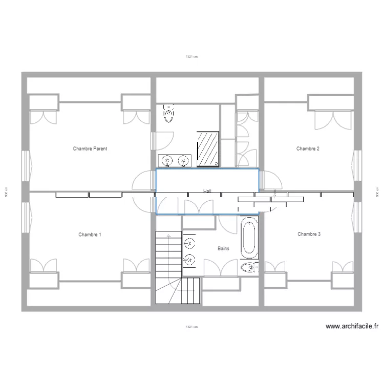 levant etage parquet. Plan de levant etage parquet. Plan de