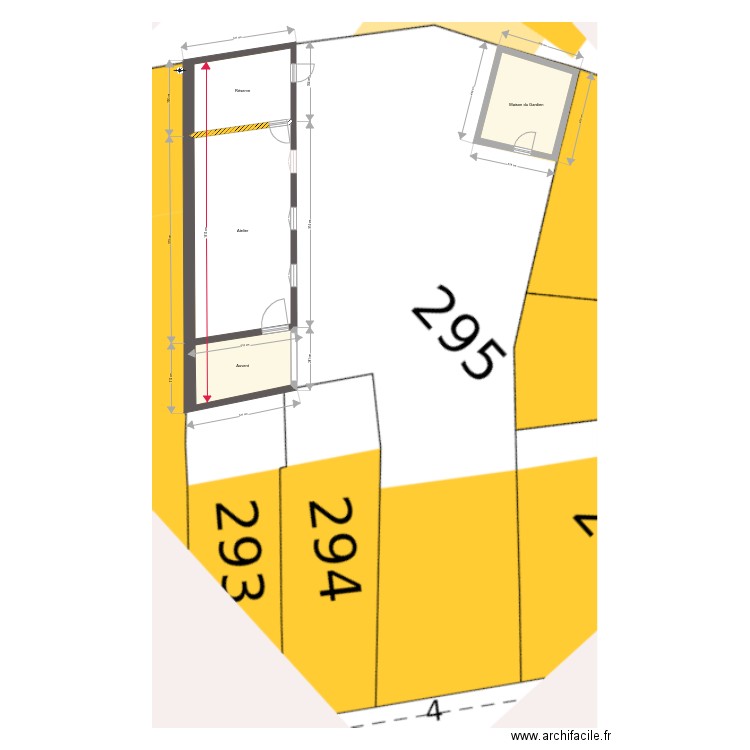 Dépendances sur cadastre NON hortho. Plan de 0 pièce et 0 m2