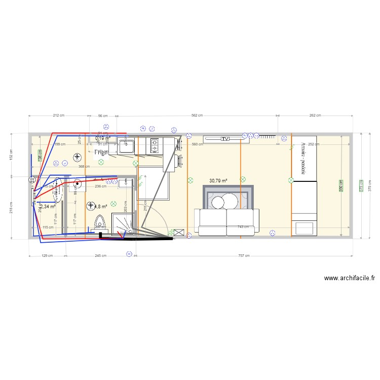 combles 1. Plan de 0 pièce et 0 m2