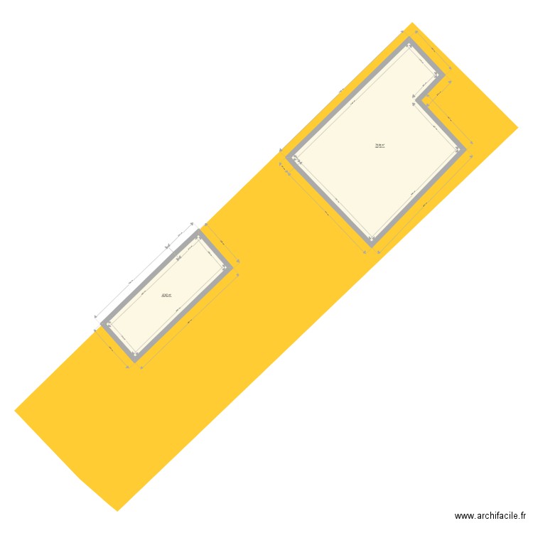 plan cadastre talence. Plan de 2 pièces et 108 m2