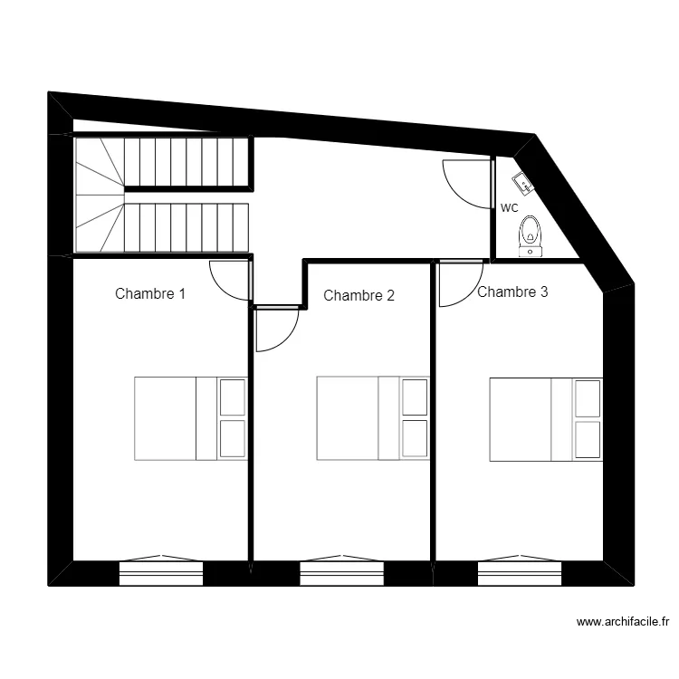 ETAGE PROJET FLEURET electricite. Plan de 