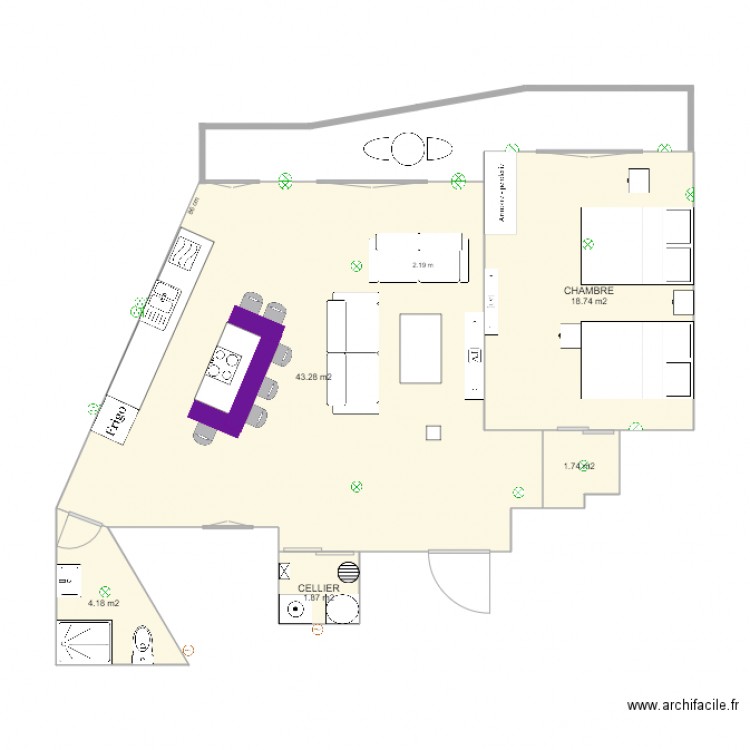 alger. Plan de 0 pièce et 0 m2