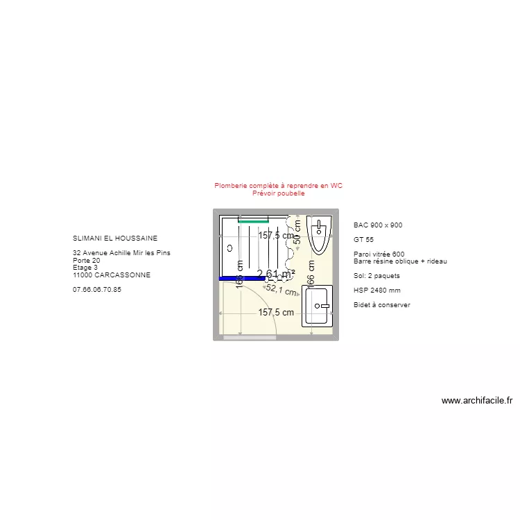 ALOGEA SLIMANI. Plan de 
