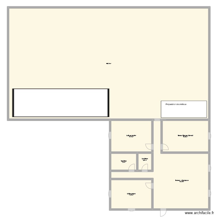 Polytech. Plan de 7 pièces et 546 m2