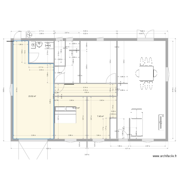 plan maison a. Plan de 0 pièce et 0 m2