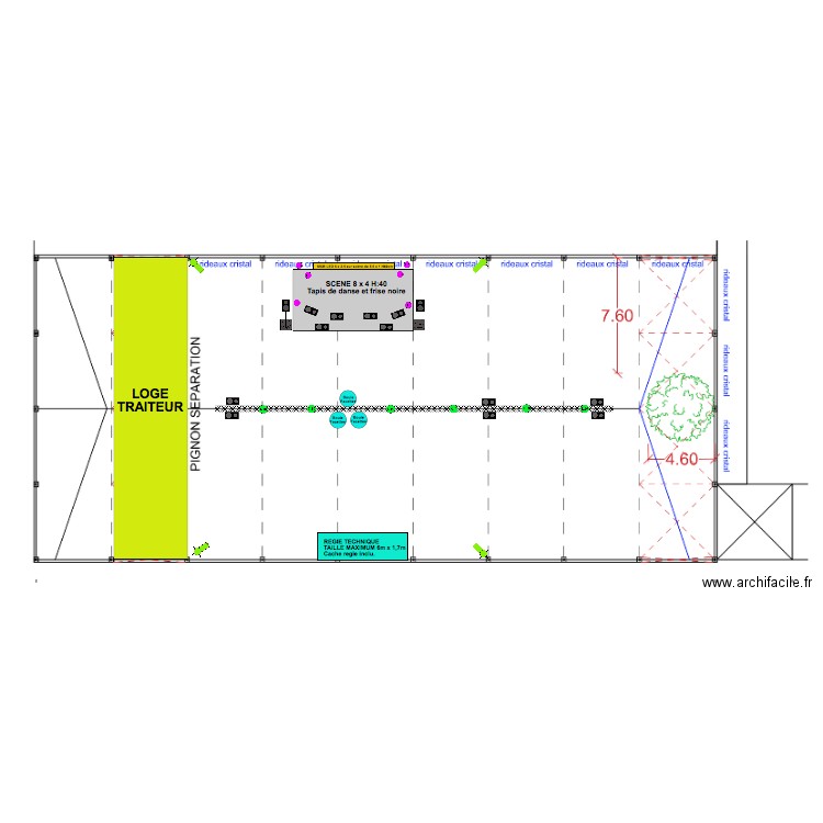 Implantation Hermance 15 juin 2019 V 2. Plan de 0 pièce et 0 m2