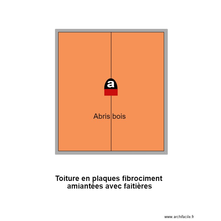 abris bois. Plan de 0 pièce et 0 m2
