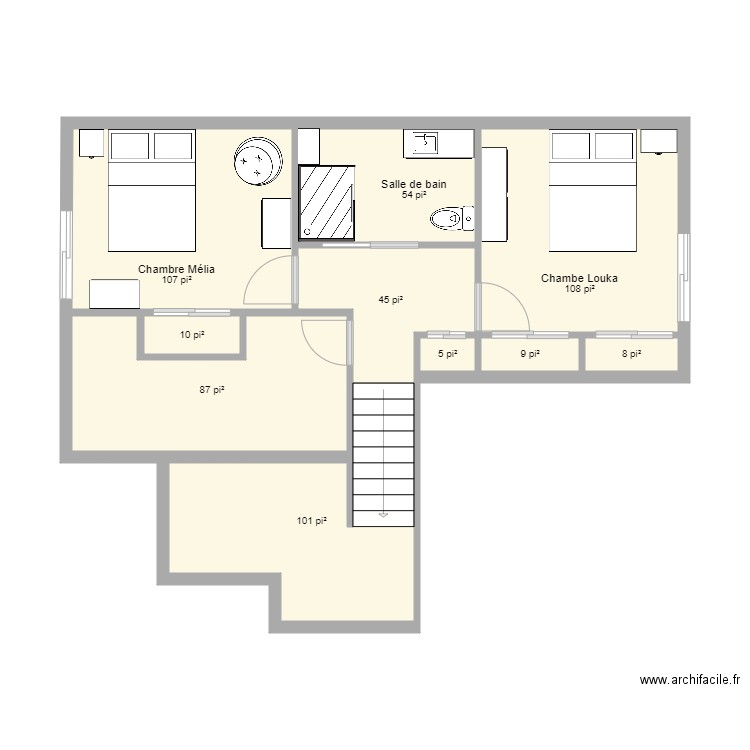 Sous sol Madrigal avril 2021. Plan de 0 pièce et 0 m2