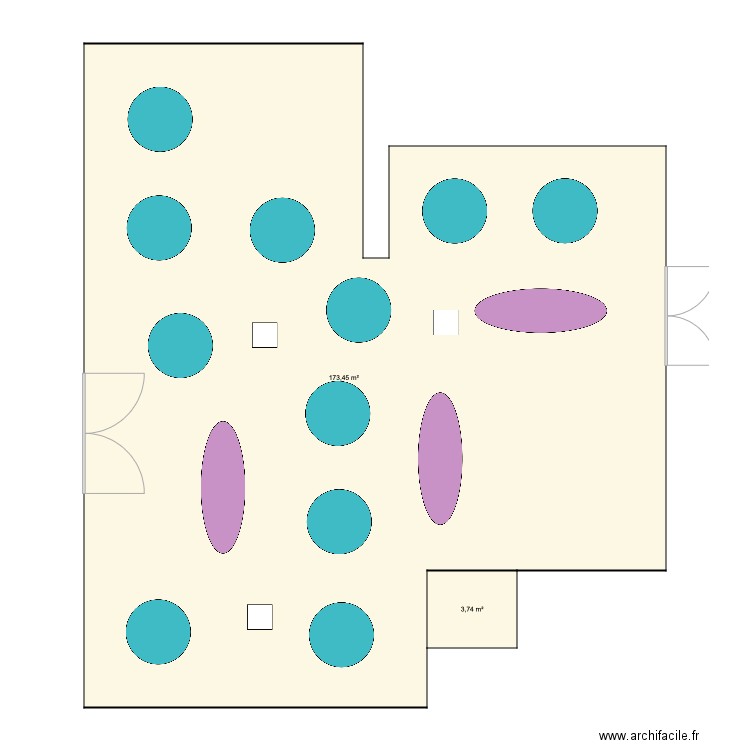 Mariage relai porthos. Plan de 0 pièce et 0 m2