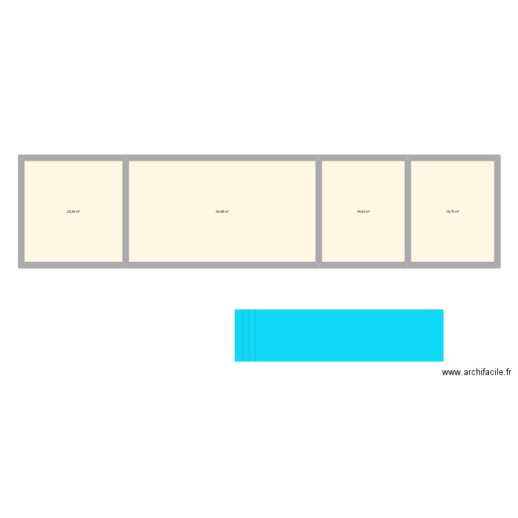 corner house. Plan de 4 pièces et 107 m2