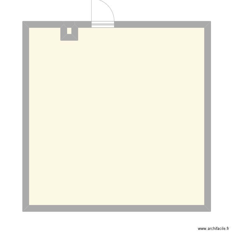 Espace Objet. Plan de 2 pièces et 52 m2