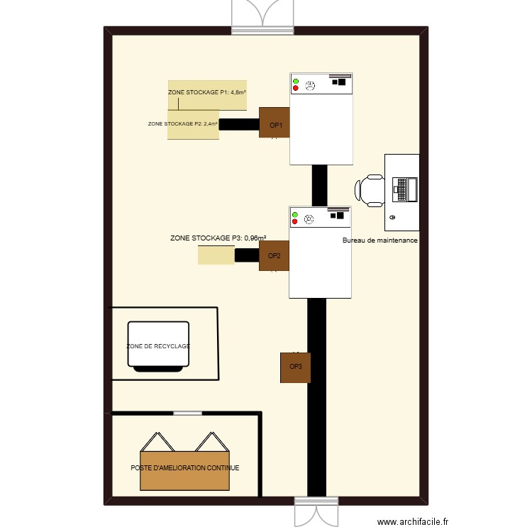 phase 2. Plan de 5 pièces et 153 m2