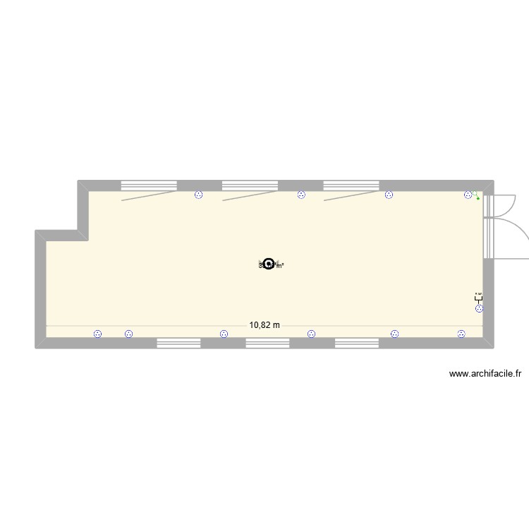 Atelier haut vide. Plan de 0 pièce et 0 m2