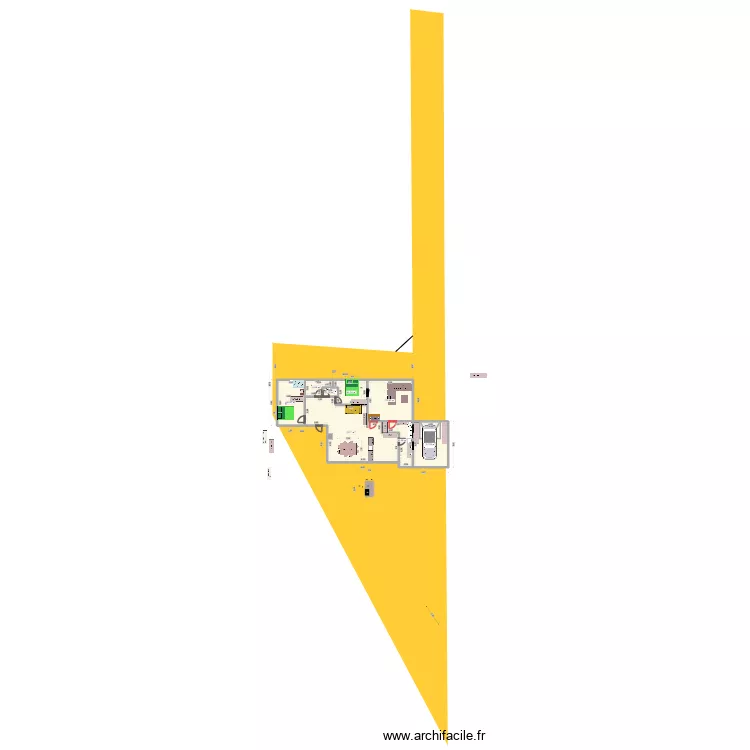 VERSION GGE GAUCHE bachelet. Plan de 8 et 148 m² VERSION GGE GAUCHE bachelet. Plan de 8 et 148 m²
