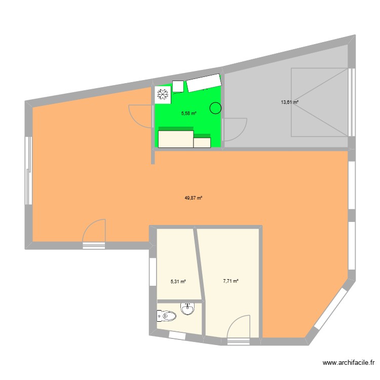 Atelier alphonse destrée. Plan de 0 pièce et 0 m2