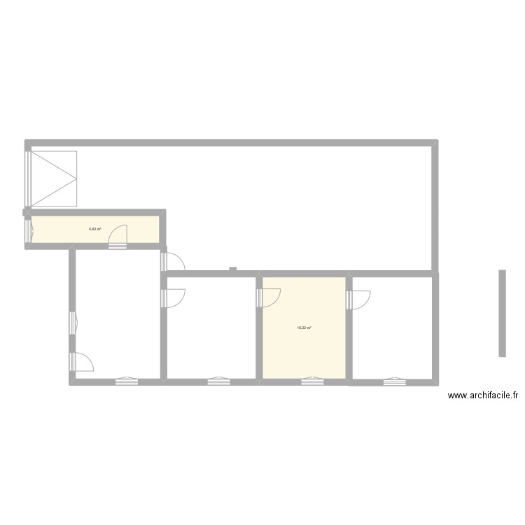 rez de chaussee. Plan de 0 pièce et 0 m2