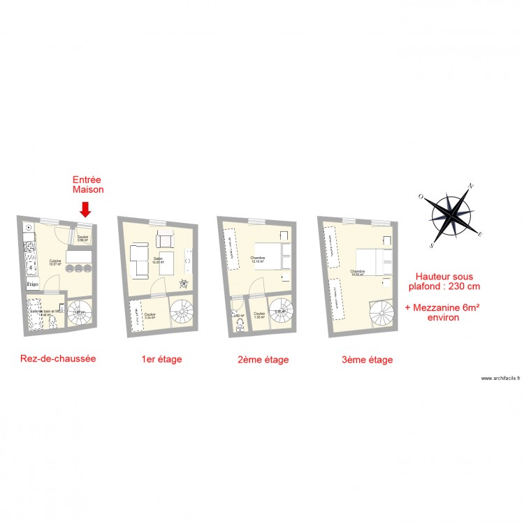 FOURNEAU. Plan de 0 pièce et 0 m2