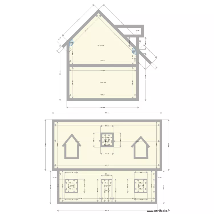 ardillier facade. Plan de ardillier facade. Plan de