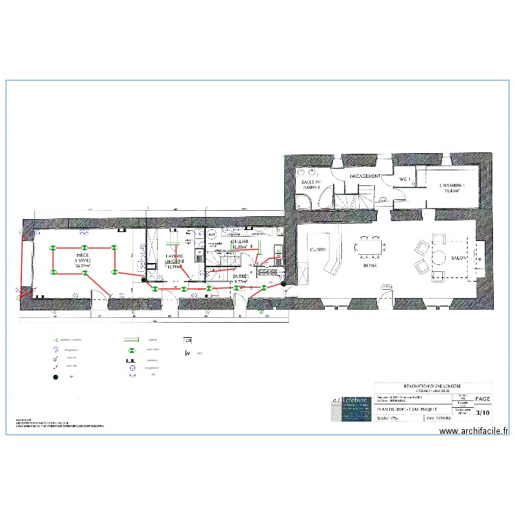 rdc. Plan de 0 pièce et 0 m2