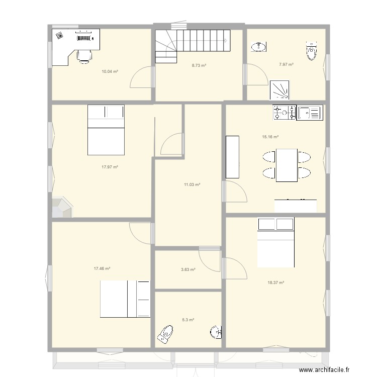 ave de la gare REZ. Plan de 0 pièce et 0 m2