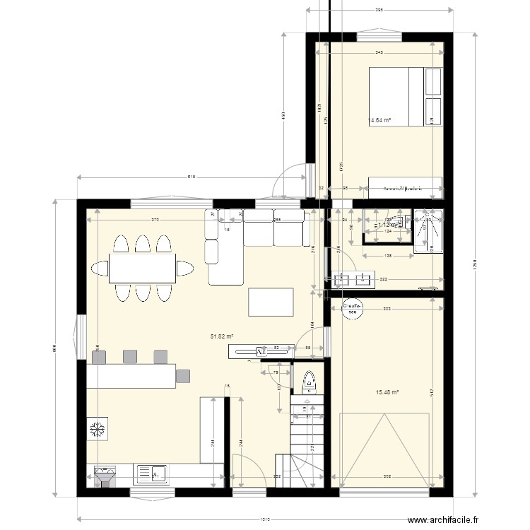 porte d espagne apres travaux rdc2. Plan de 0 pièce et 0 m2