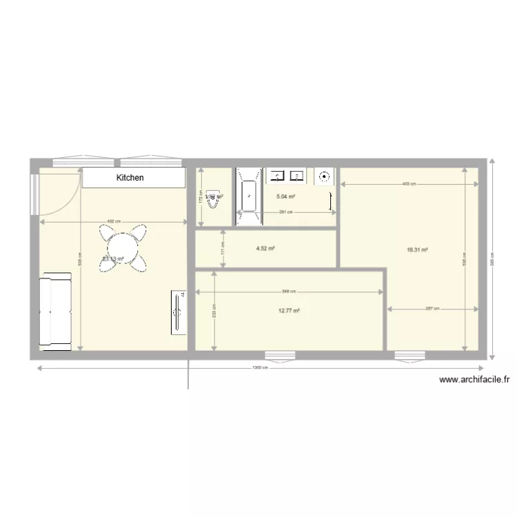 Marnaz Atelier 1er &eacute;tage futur 1. Plan de 