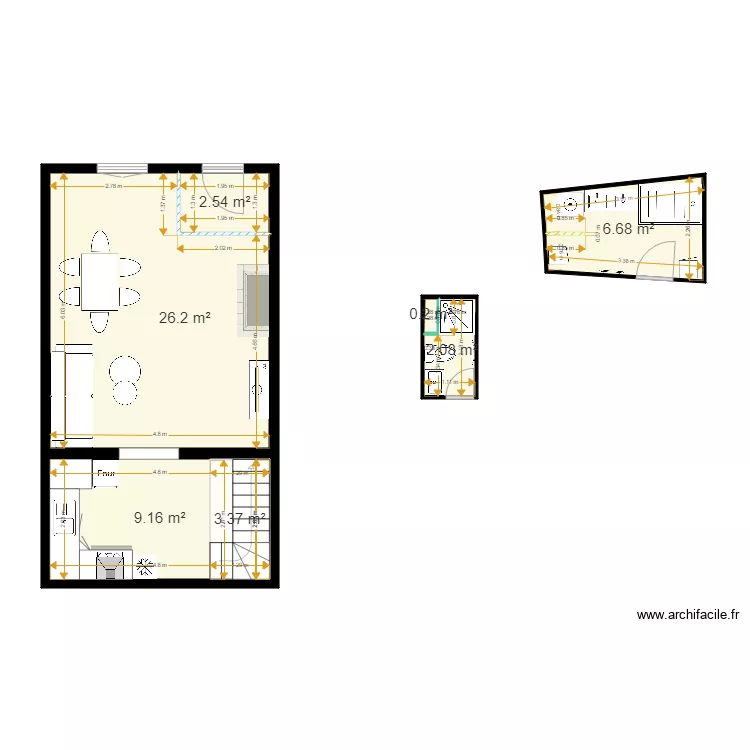 Projet BERSOT IMMOBILIER DOLE Américain. Plan de Projet BERSOT IMMOBILIER DOLE Américain. Plan de