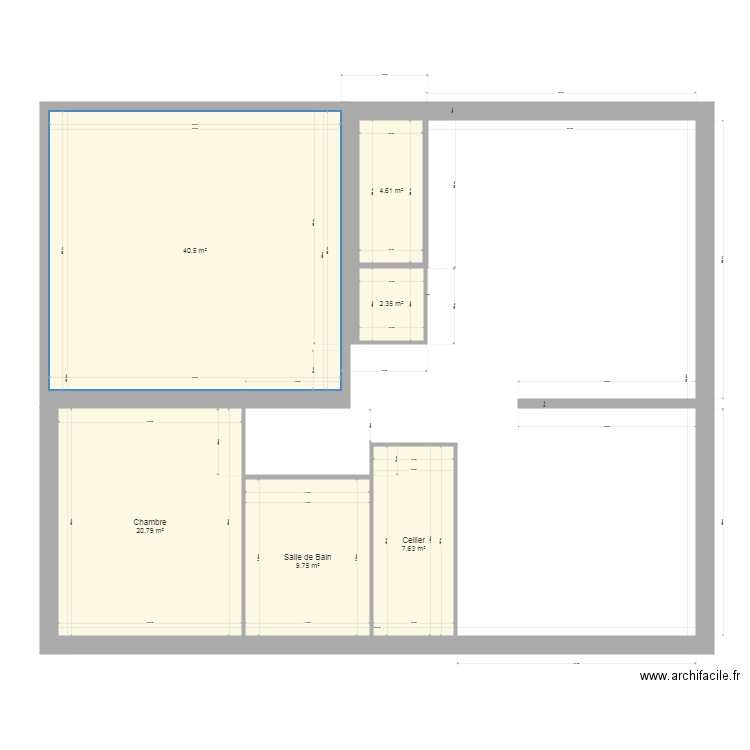 Rez de chaussé 1. Plan de 0 pièce et 0 m2