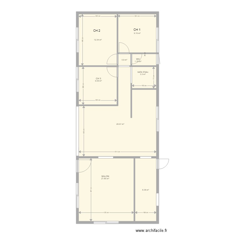 CHATELAIN 4. Plan de 0 pièce et 0 m2