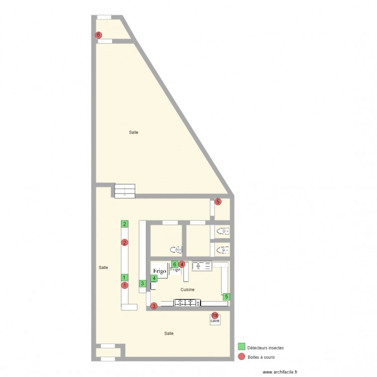 La closseraie. Plan de 0 pièce et 0 m2