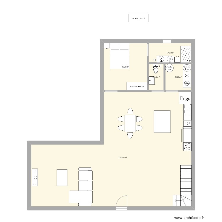marie. Plan de 0 pièce et 0 m2