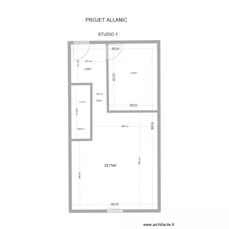 Projet allanic studio 1. Plan de Projet allanic studio 1. Plan de
