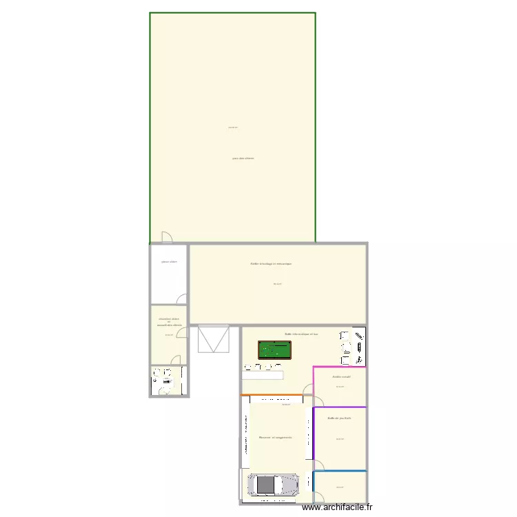 amenagement divers. Plan de amenagement divers. Plan de