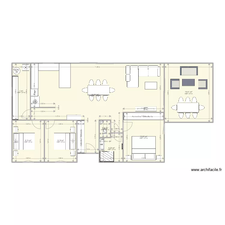 MAISON OK. Plan de MAISON OK. Plan de
