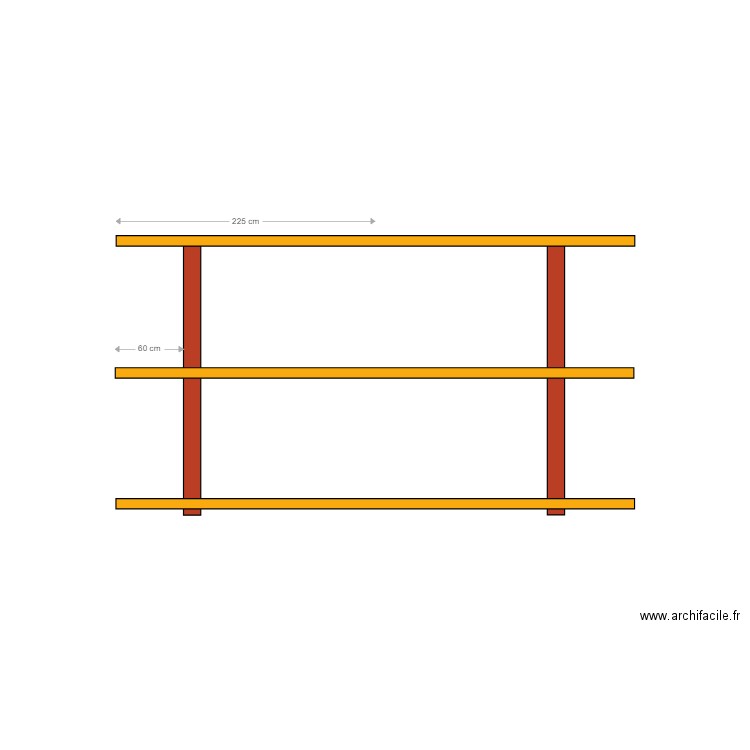 bibli 2. Plan de 0 pièce et 0 m2