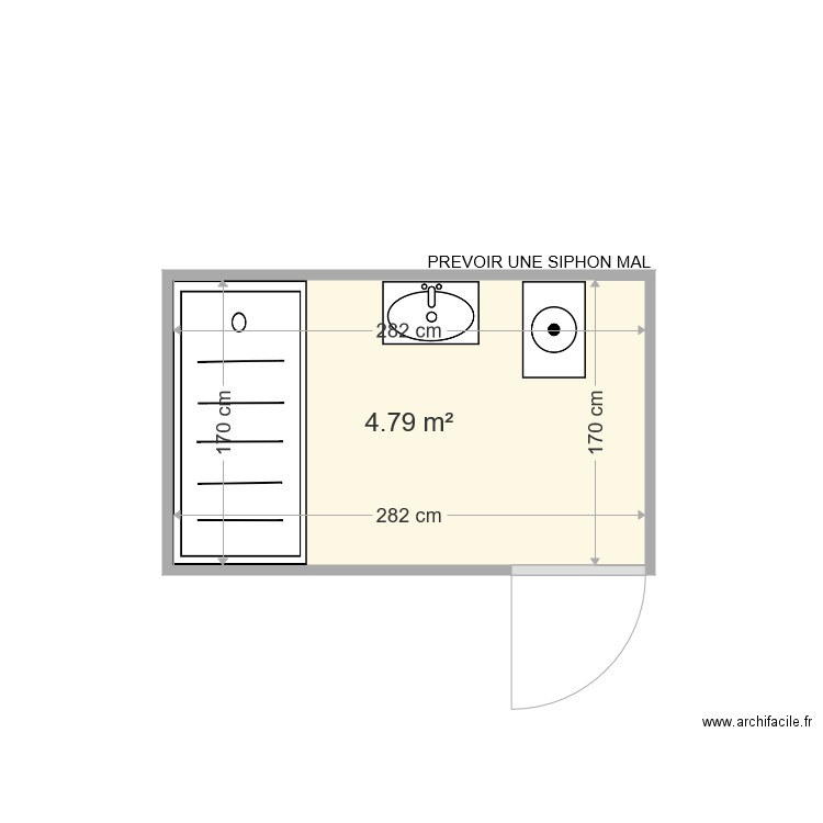 VANHOUTE . Plan de 0 pièce et 0 m2