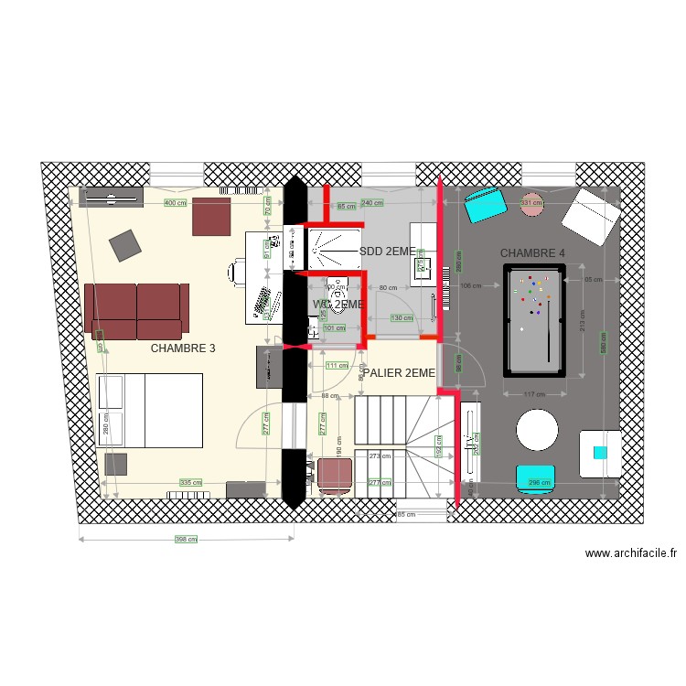 NEW Etage 2 . Plan de 0 pièce et 0 m2