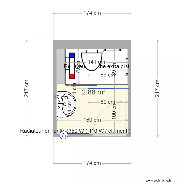 DJERADI projet opheor. Plan de 