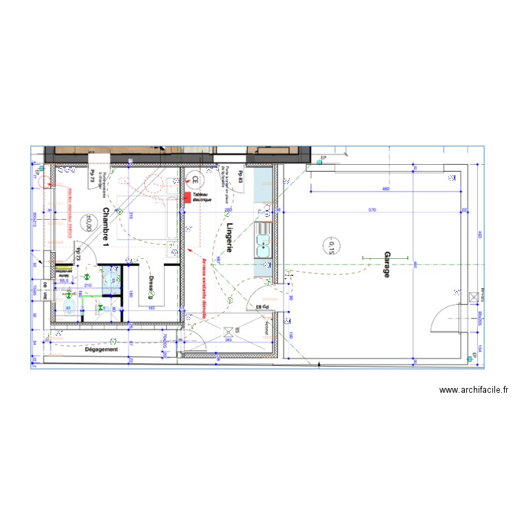 Quaireau. Plan de 0 pièce et 0 m2